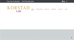 Desktop Screenshot of korstadlaw.com