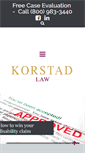 Mobile Screenshot of korstadlaw.com